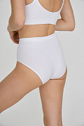 Трусы со средней посадкой с коррекцией (белый)