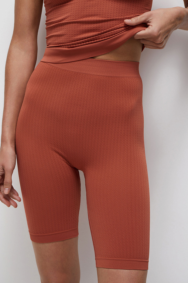 Велосипедки с высокой посадкой (терракотовый)