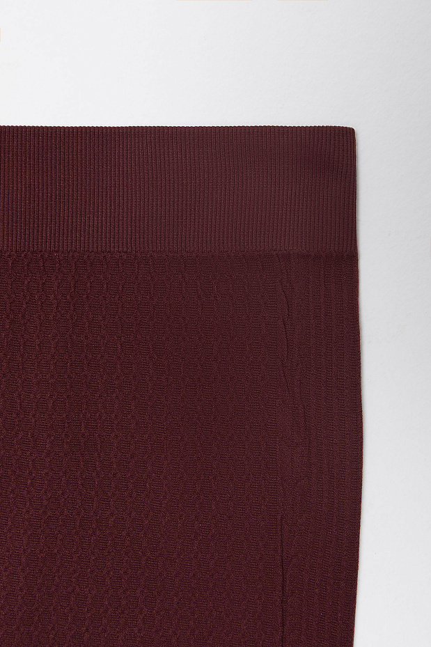 Велосипедки с высокой посадкой (красно-коричневый)