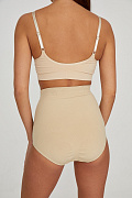 Трусы с высокой посадкой с коррекцией (пудрово-бежевый)