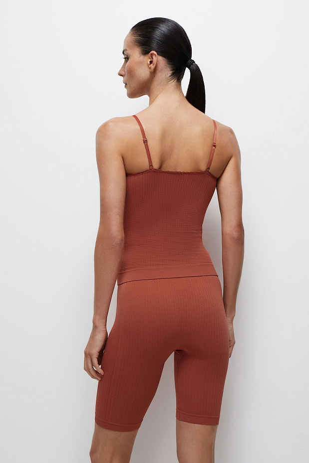 Велосипедки с высокой посадкой (терракотовый)